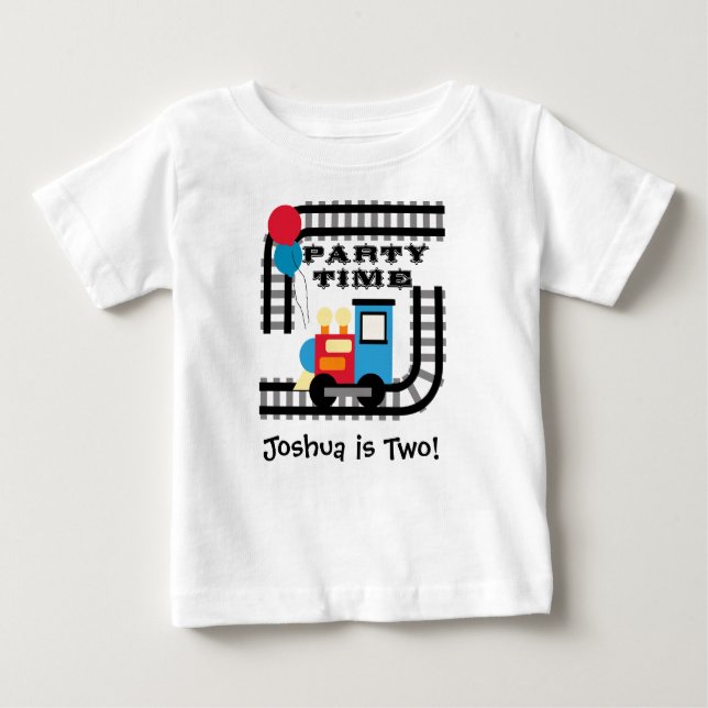 Customized Party Time Train T-shirt (Front)