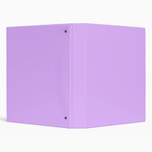 Customized Pastel Mauve Solid Color Minimalist 3 Ring Binder