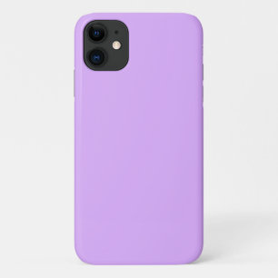 Customized Pastel Mauve Solid Color Minimalist iPhone 11 Case