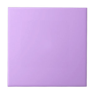 Customized Pastel Mauve Solid Color Minimalist   Ceramic Tile