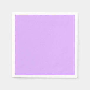 Customized Pastel Mauve Solid Color Minimalist Napkins