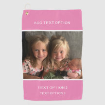 Customized Personal Photo Pink