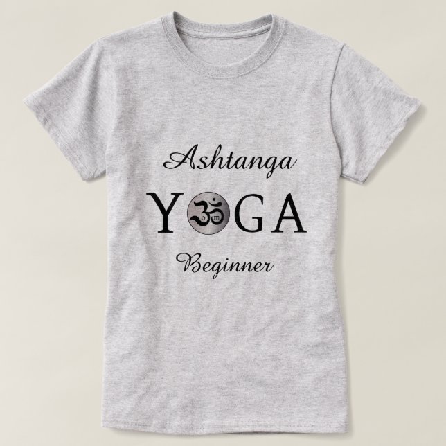 Customized Personalized Om yogi yoga workout shirt (Design Front)
