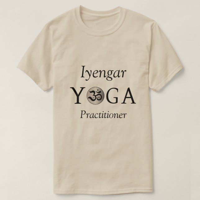 Customized Personalized Om yogi yoga workout shirt (Design Front)