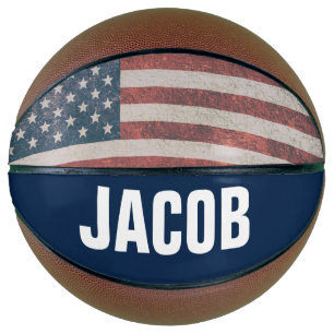 CUSTOMIZED PERSONALIZED PATRIOTIC Basketballs