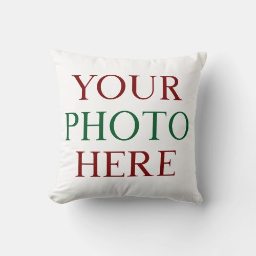 Customized Personalized Photo Double Sided DIY Throw Pillow