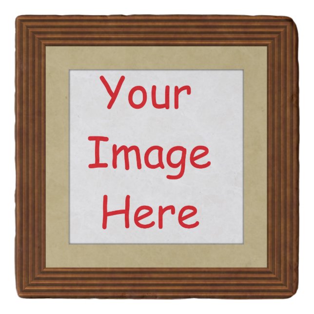 Customized personalized printed frame picture - trivet (Front)