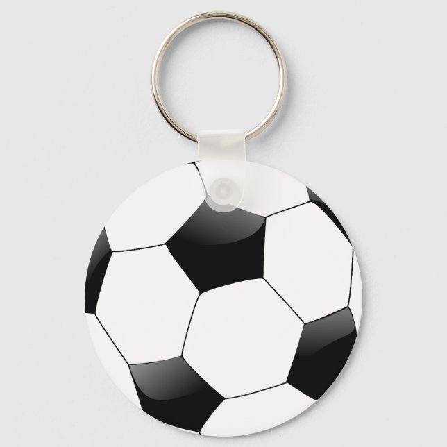 Customized Personalized Saucer Football Keychain (Front)