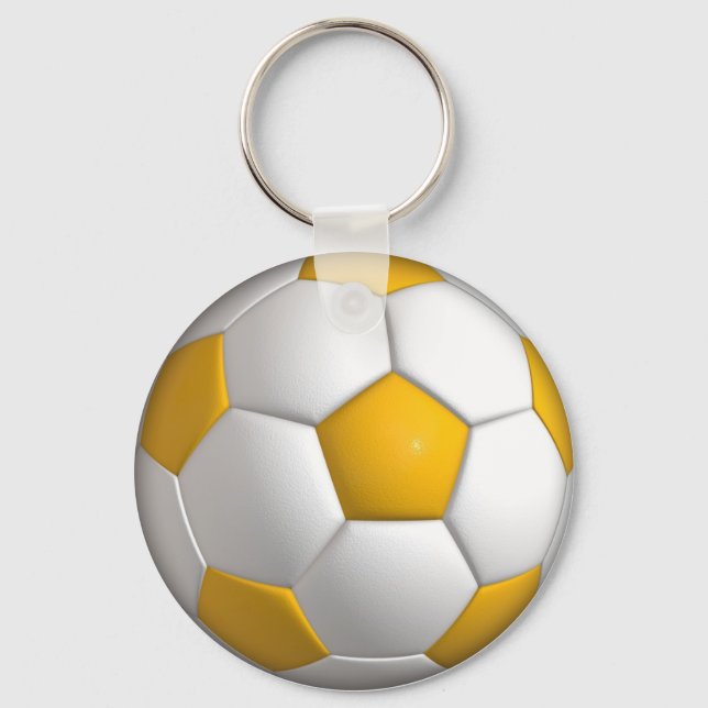 Customized Personalized Saucer Football Keychain (Front)