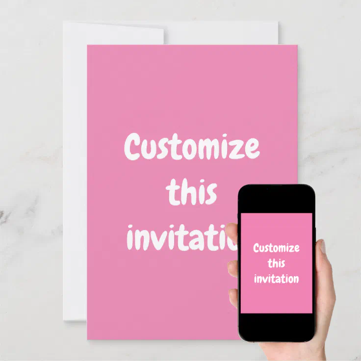 Customized Personalized Zazzle Invitations Zazzle