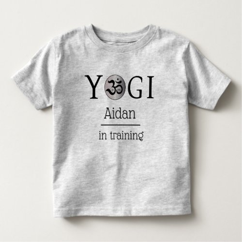 Customized Personalized zen yogi yoga kids T shirt