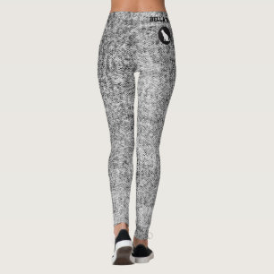 Customized Pet Cat Mom Faux Denim Old Black Jeans Leggings