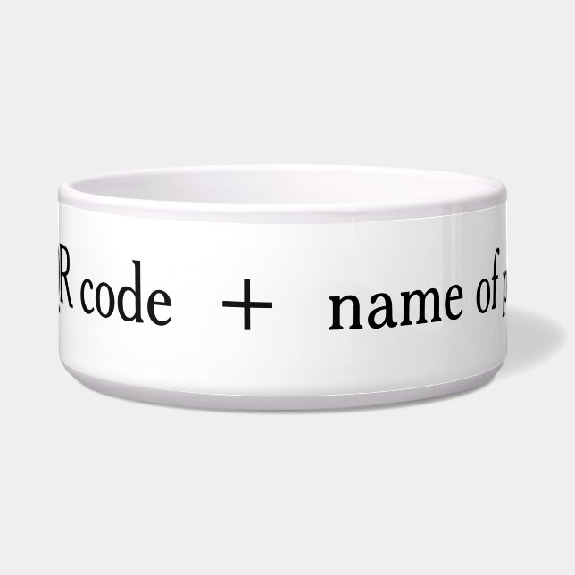 customized pet collar  bowl (Front)