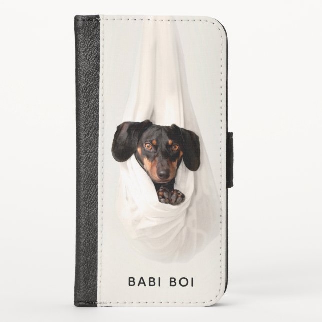 Customized Pet Dog Cat   iPhone Wallet Case (Front)