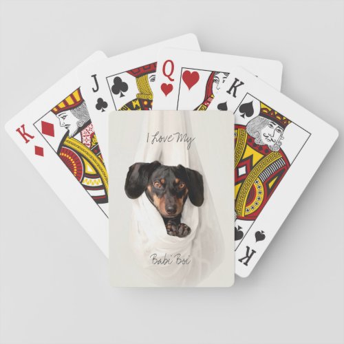 Customized Pet Dog Cat  Notebook Playing Cards
