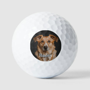 Customized pet dog photo modern personalized golf  balls