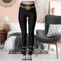 Customized Pet Lover Brown Belt Brass Buckle Black