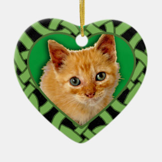 Customized Pet Photo on Heart Shaped Ornament