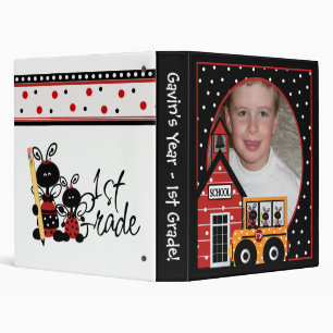 Customized Photo 1st Grade Binder