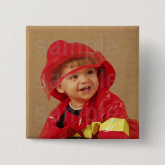 Customized Photo Birthday Button