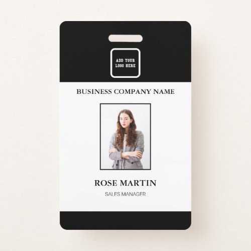 Customized Photo Business Employee ID Badge
