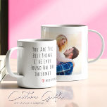 Customized Photo Coffee Mug<br><div class="desc">Customized Soulmate Photo Coffee Mugs. Experience a whole new level of coffee sharing with our Customized Soulmate Photo Coffee Mugs. Tailored with love by Mylini Design, these mugs infuse a dash of personal touch to your daily routine. The mugs come with the option to feature your favorite high-resolution pictures, transforming...</div>