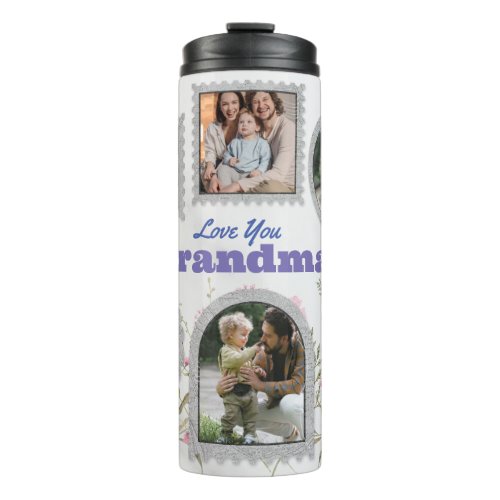 Customized Photo Collage and Memorable Quote Thermal Tumbler