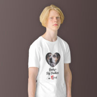 Customized photo dog big brother T-Shirt