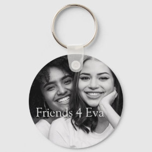 Customized Photo Friends 4 Eva  Keychain