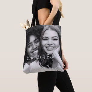 Customized Photo Friends 4 Eva Tote Bag