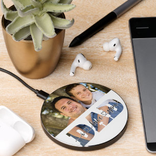 Customized Photo I Love You Dad Father's Day Wireless Charger