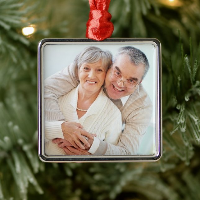 Customized photo Metal Ornament (Tree)