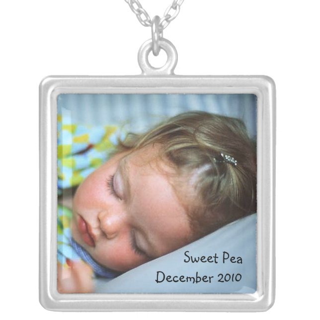 Customized Photo Necklace Pendant (Front)