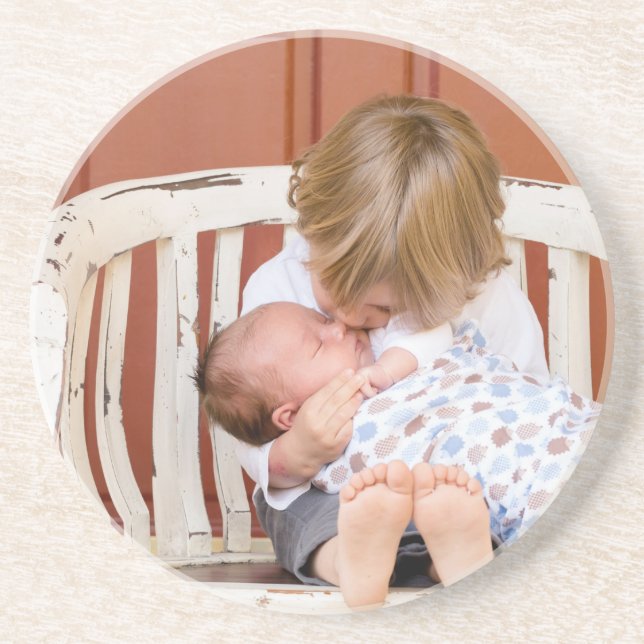 Customized Photo Personalized  Coaster (Front)