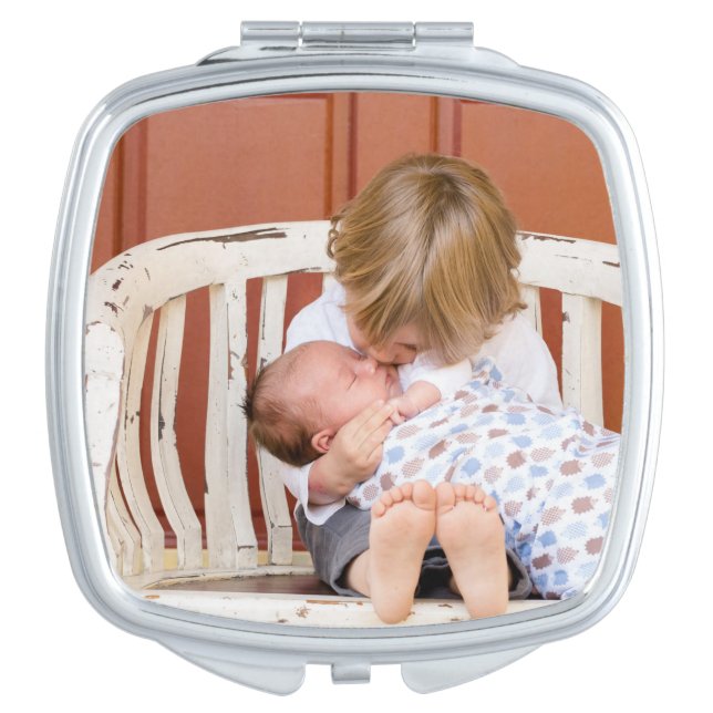 Customized Photo Personalized  Compact Mirror (Front)
