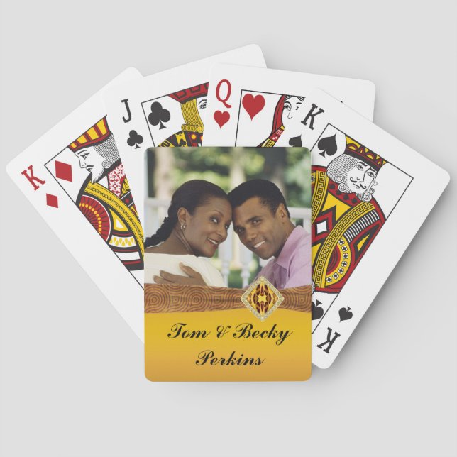 Customized Photo Playing Cards (Back)