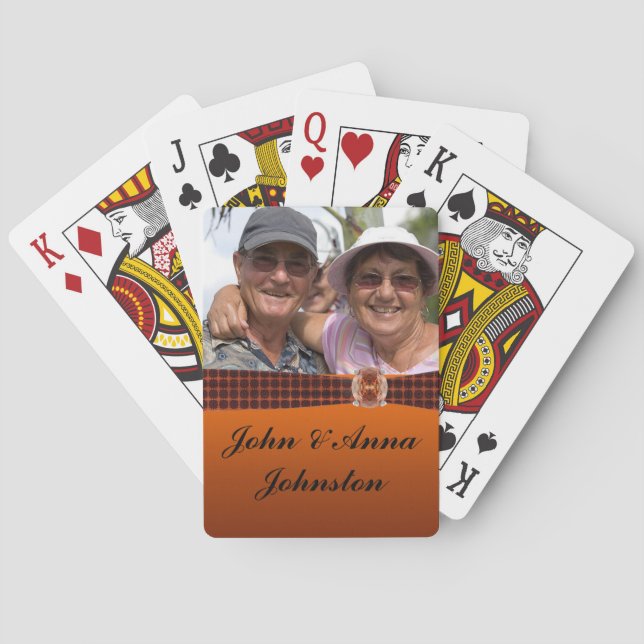 Customized Photo Playing Cards (Back)