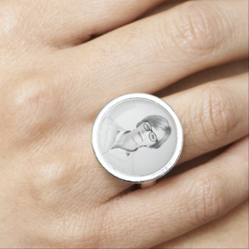 Customized Photo Unique Gift For Him Her Memorial Ring