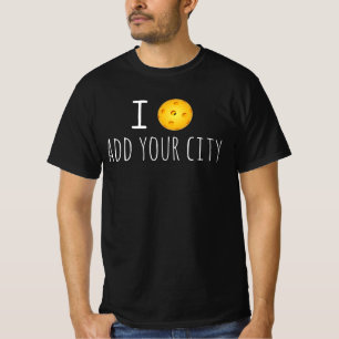 Customized Pickleball T-shirt: Add Your City T-Shirt