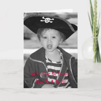 customized pirate birthday invitation