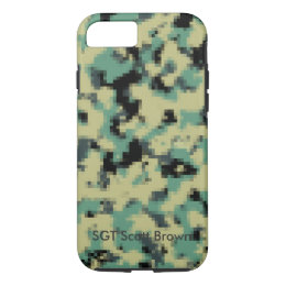 Customized Pixelated iPhone Case Army