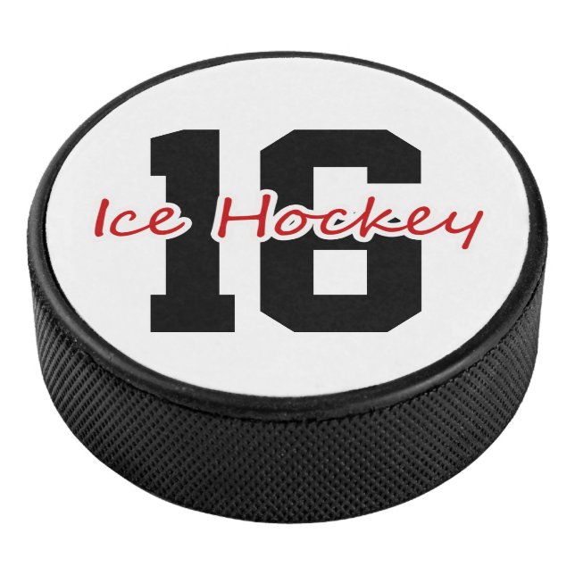 Customized Player Number Ice Hockey Puck (3/4)