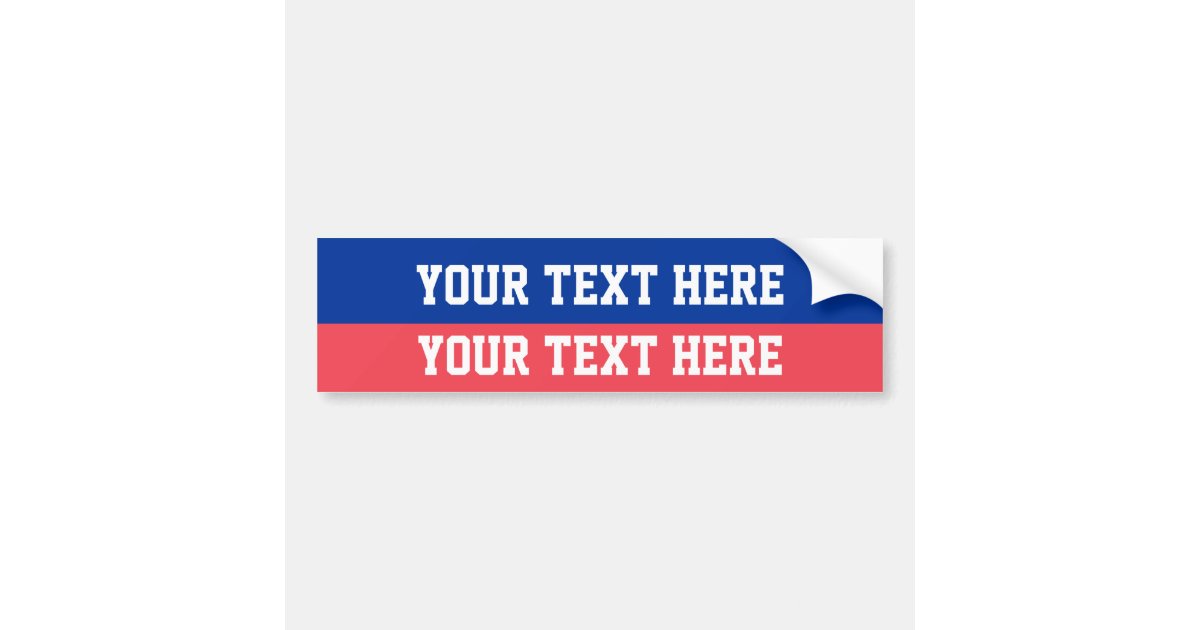 Customized Political Bumper Sticker Zazzle