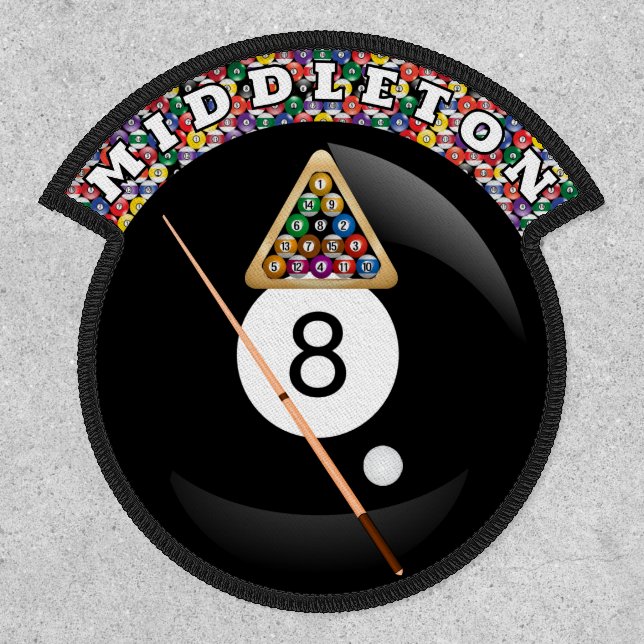 Customized Pool Player🏀 Patch (Front)