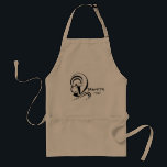 Customized professional barista design adult apron<br><div class="desc">A modern design for the professional barista. Customize the name on the apron to fit you. The Apron is available in three colors. This is also the perfect gift for a true coffee lover!</div>