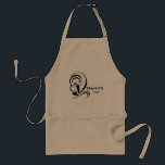 Customized professional barista design adult apron<br><div class="desc">A modern design for the professional barista. Customize the name on the apron to fit you. The Apron is available in three colors. This is also the perfect gift for a true coffee lover!</div>