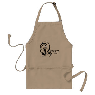 Customized professional barista design adult apron