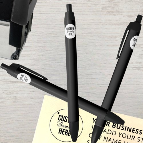 Customized Promotional Logo Small Business Blue Ink Pen