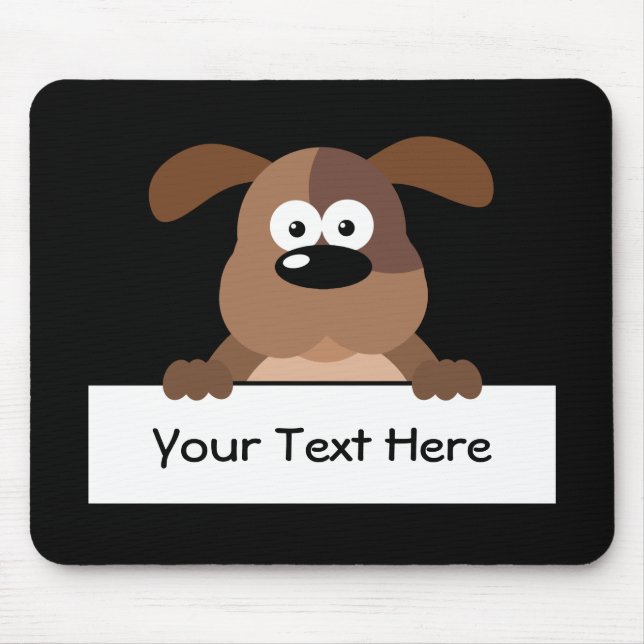 Customized Pup Sign Mouse Pad (Front)