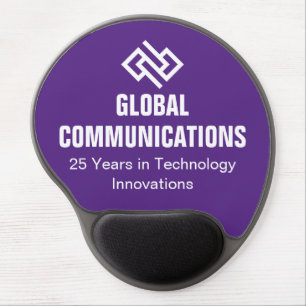 Customized Purple Business Software Company Gel Mouse Pad
